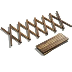 Untersetzer L aus Nussbaumholz - ausziehbar bis 80 cm