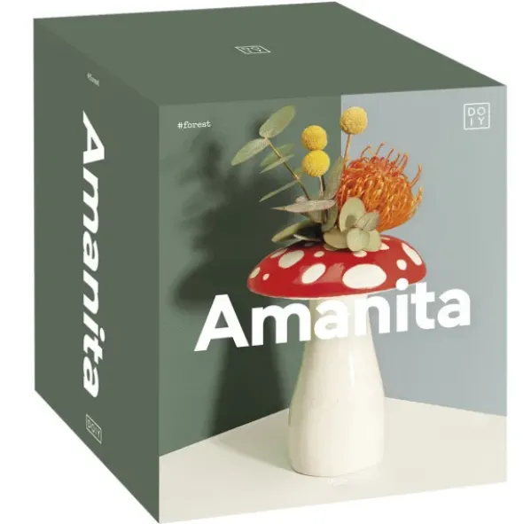 Vase AMANITA - Fliegenpilzvase groß