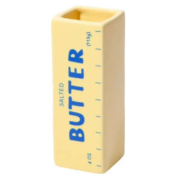 Vase Butter klein 11,5 cm aus Keramik