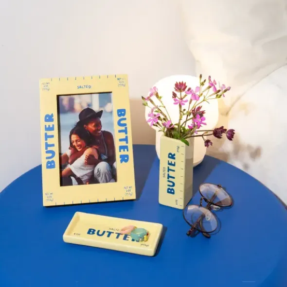 Vase Butter klein 11,5 cm aus Keramik