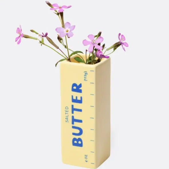 Vase Butter klein 11,5 cm aus Keramik
