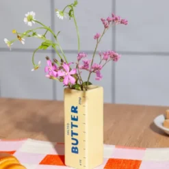 Vase Butter klein 11,5 cm aus Keramik