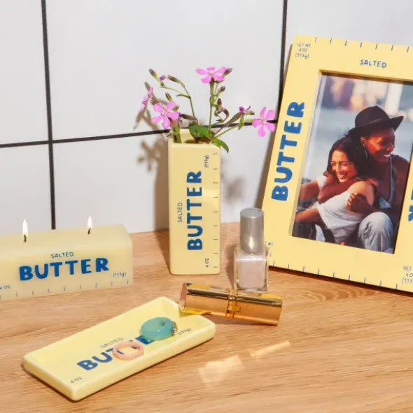 Vase Butter klein 11,5 cm aus Keramik