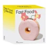 Vase Donut aus Keramik – Deko Vase in rosa Donut-Optik 17 cm