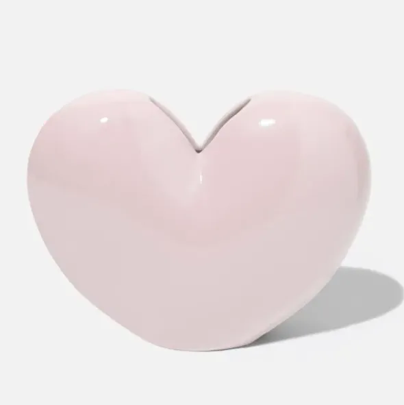 Vase Love - Herzvase aus rosa Keramik