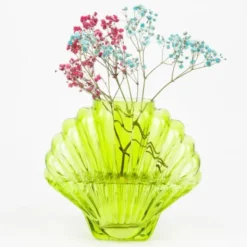 Vase Seashell - Muschelvase gelb