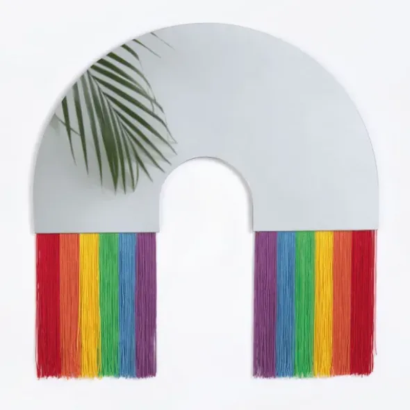 Wandspiegel RAINBOW 48 cm / Regenbogen L