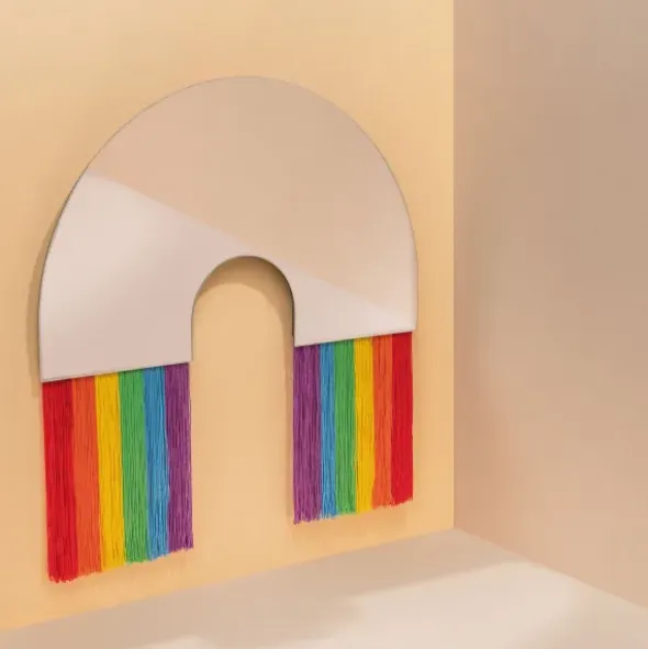 Wandspiegel RAINBOW 48 cm / Regenbogen L