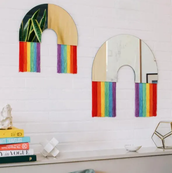 Wandspiegel RAINBOW 48 cm / Regenbogen L