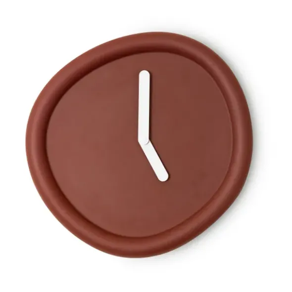 Wanduhr ROUND CLOCK 44 cm bordeaux