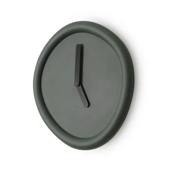 Wanduhr ROUND CLOCK 44 cm dunkelgrün
