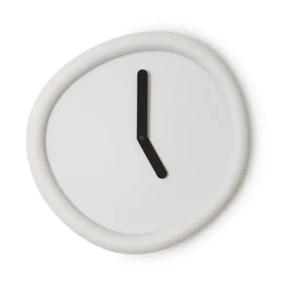 Wanduhr ROUND CLOCK 44 cm hellgrau