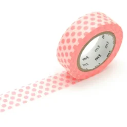 Washi Tape DECO DOTS shocking red