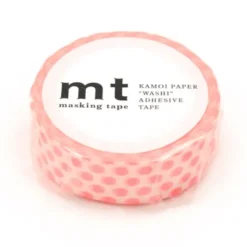 Washi Tape DECO DOTS shocking red