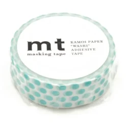 Washi Tape DECO DOTS soda blau
