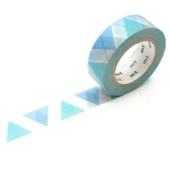 Washi Tape DECO TRIANGLE blau