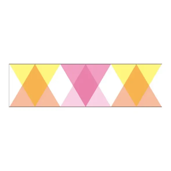 Washi Tape DECO TRIANGLE pink