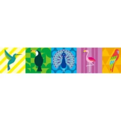 Washi Tape EX - colorful bird