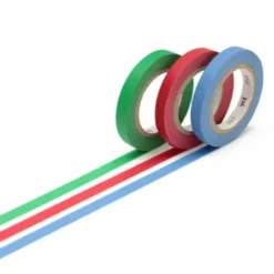 Washi Tape MT SLIM H Set a 3 Rollen - 6 mm bunt