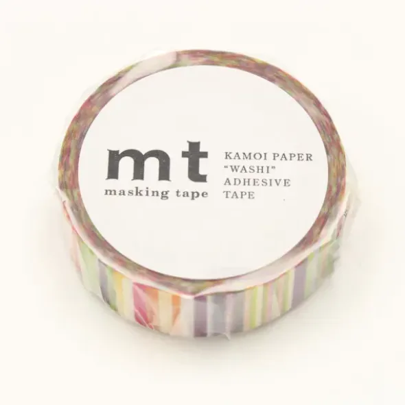 Washi Tape MULTI BORDER vivid bunt gestreift