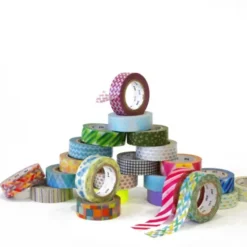 Washi Tape MULTI BORDER vivid bunt gestreift