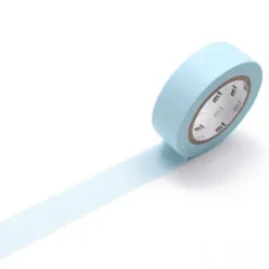 Washi Tape PASTEL pastell cyan blue