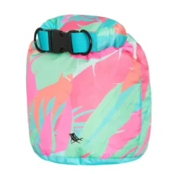 Wasserfeste Tasche 5 l mit buntem Tropenmuster – Drybag mit Rollverschluss & Schultergurt