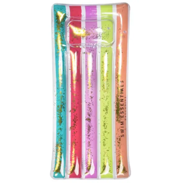 Wasser Luftmatratze LUXE RAINBOW bunt