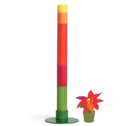 Weihnachtskerze FROHES FEST - WEIHNACHTSSTERN