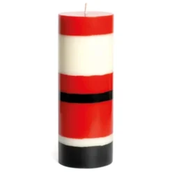 Weihnachtskerze - Stumpenkerze Dicker Weihnachtsmann