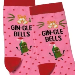 Weihnachtssocken Damen GIN-GLE BELLS - Socken Gr. 37-42