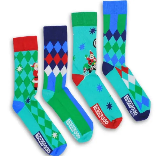 Weihnachtssocken Santa Banta – 4 Socken Gr. 39-46