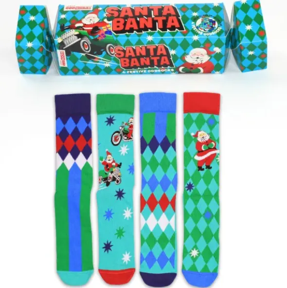 Weihnachtssocken Santa Banta – 4 Socken Gr. 39-46
