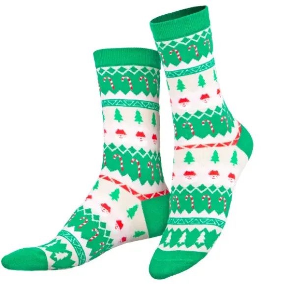 Weihnachtssocken, Xmas Socks - Weihnachtspullover Look