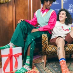 Weihnachtssocken, Xmas Socks - Weihnachtspullover Look