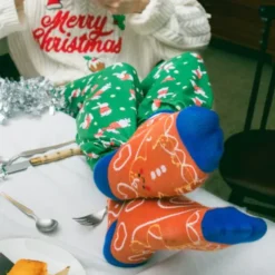 Weihnachtssocken, Xmas Socks - Lebkuchenmann