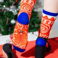 Weihnachtssocken, Xmas Socks - Lebkuchenmann