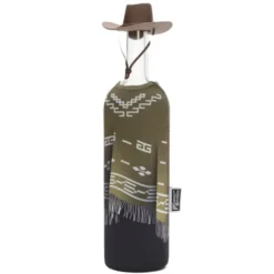 Wein-Geschenkset DESPERADOS 4-teilig – 2 Weinstöpsel & 2 Flaschenhüllen