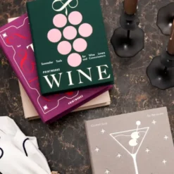 Weinzubehör-Set im Aufbewahrungsbuch 6-teilig – Weinset aus Edelstahl