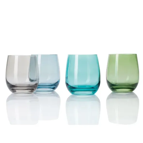 Windlicht mit Gravur Herzschleife transparent - Glas mit Wunschname