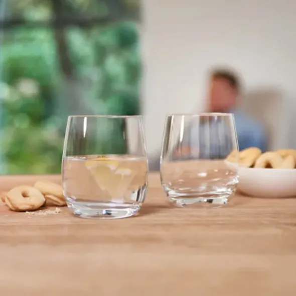 Windlicht / Trinkglas TIVOLI bauchig, Glas transparent 360 ml