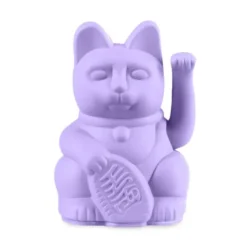 Winkekatze / Glückskatze LUCKY CAT MINI lila