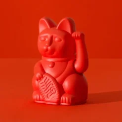 Winkekatze / Glückskatze LUCKY CAT MINI rot