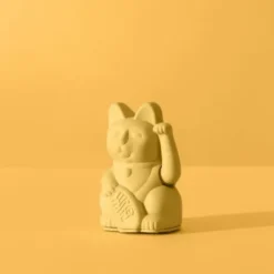 Winkekatze / Glückskatze LUCKY CAT MINI gelb