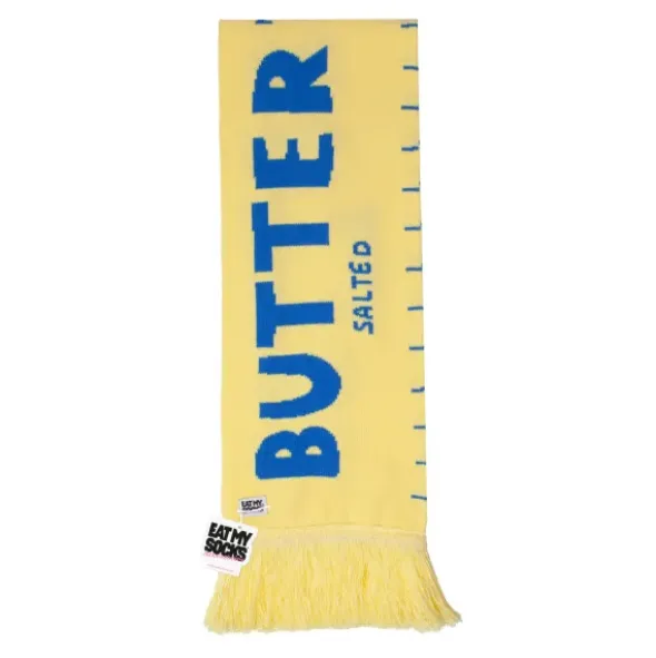 Winter-Schal mit Butter-Motiv, Butter Scarf