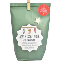 Wundertüte - Adventskalender mit Karten zum Beschriften