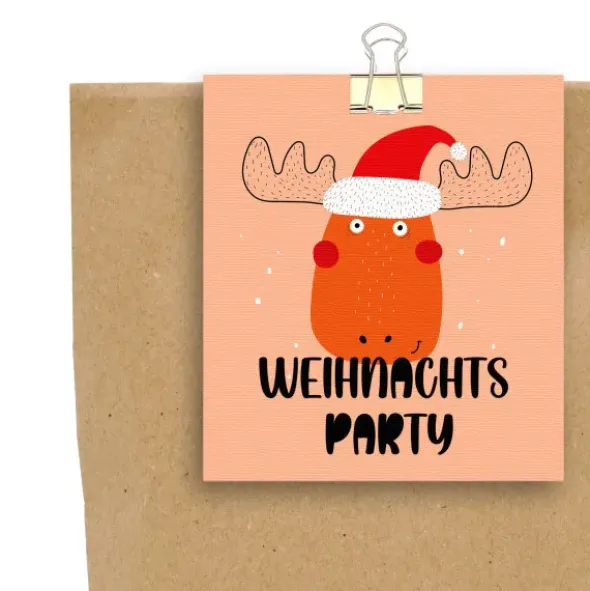 Wundertüte Weihnachtsparty Elch - Geschenktüte Weihnachten befüllt