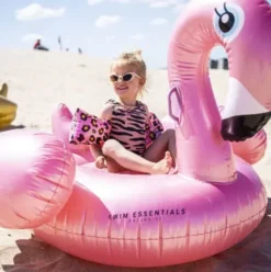 XL Schwimmtier FLAMINGO / Badeinsel Luxe Float, rose gold