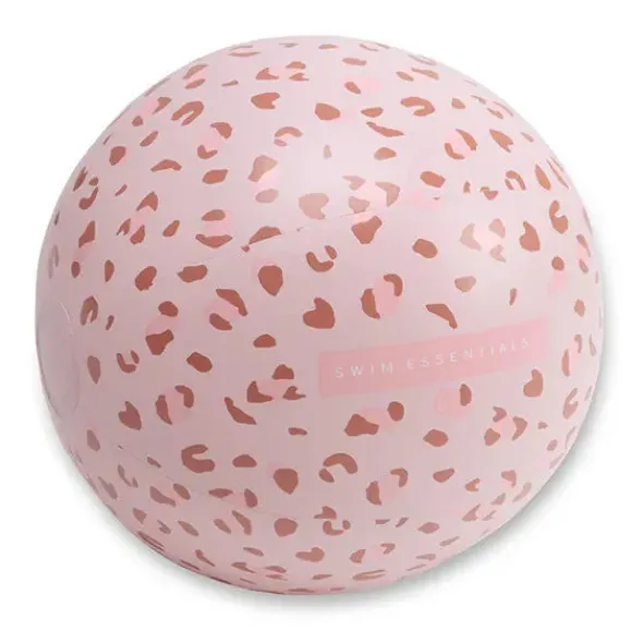 XL Wasserball BEACH BALL 51 cm, Leopard rosa