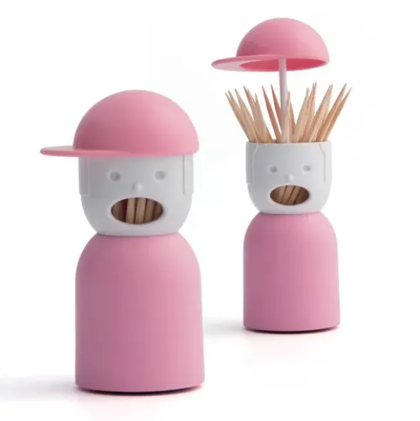 Zahnstocher-Spender Picky Boy rosa